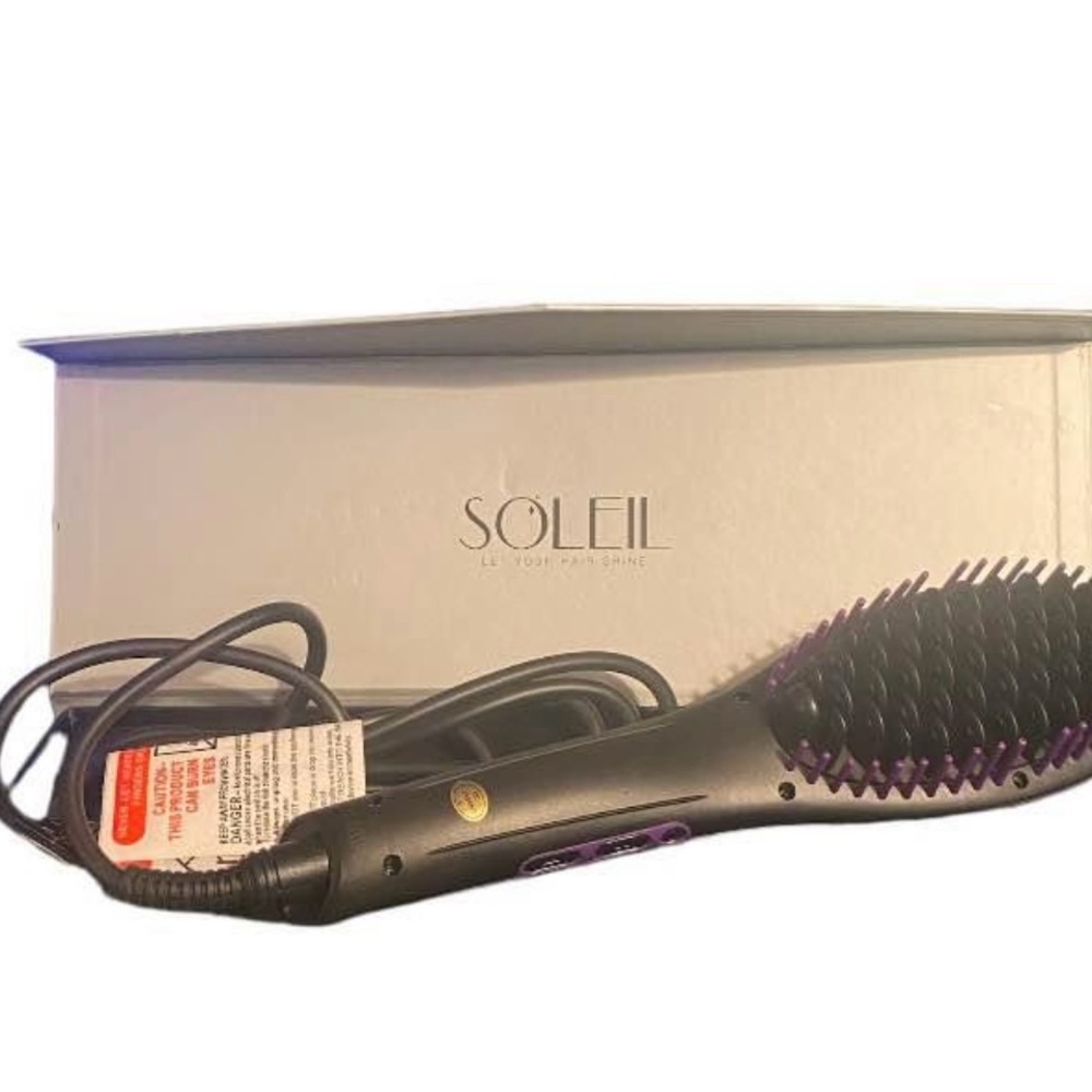 Purple and Black Hair Styling Tool